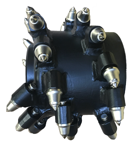 Rockwheel mit Lösetrommeln Rockwheel mit Lösetrommeln